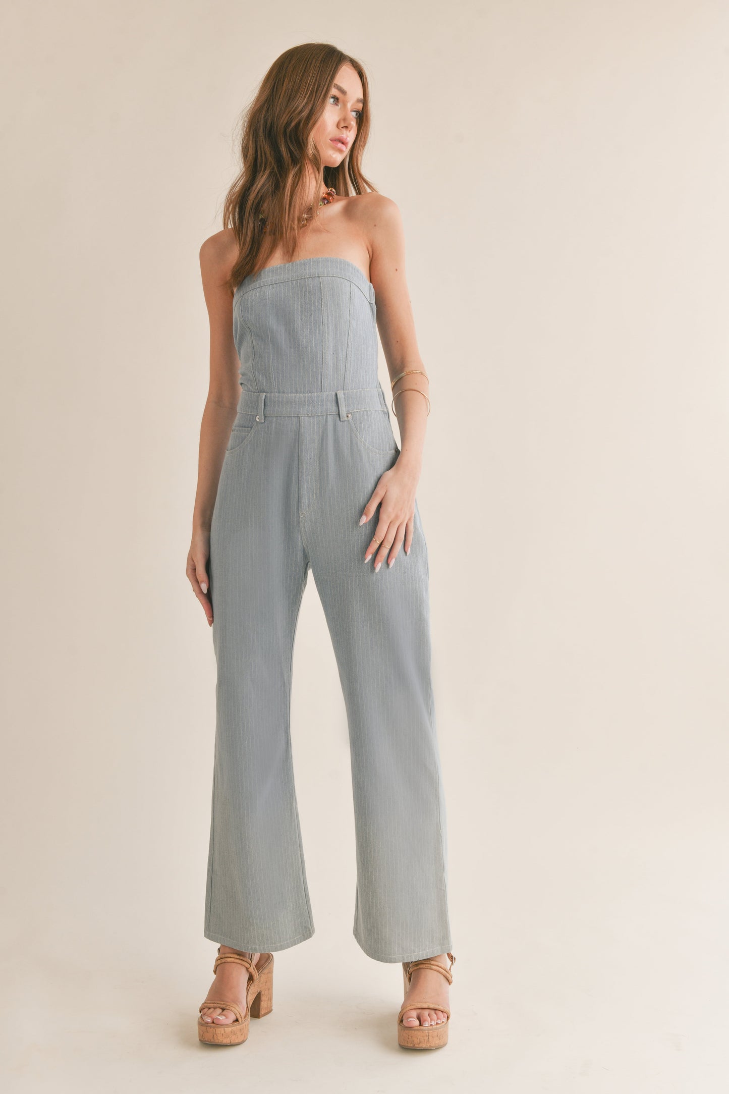 Sage the Label - Strapless Jumpsuit