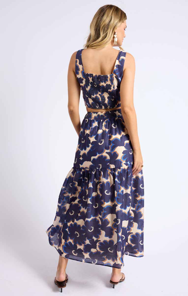 Sage the Label - Floral Square Neck Crop Top