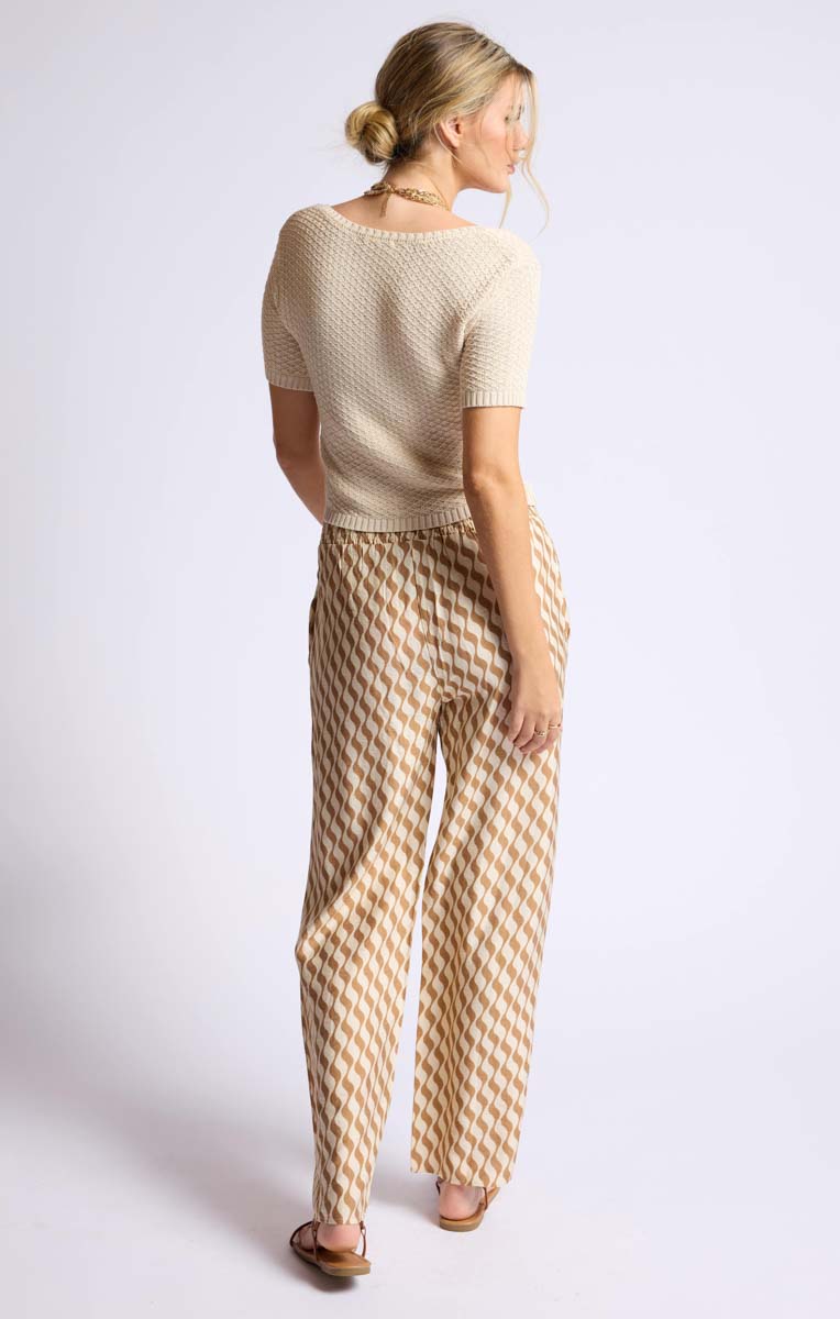 Sage the Label - Patterned Palazzo Pants