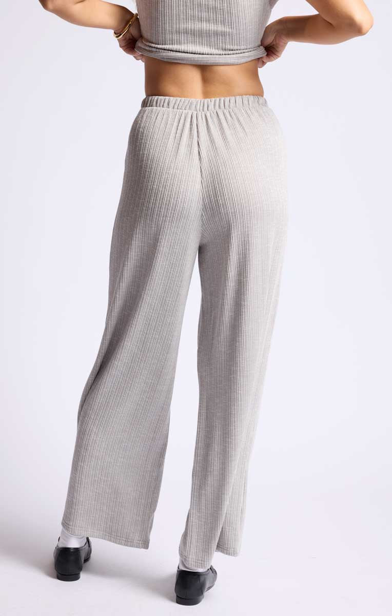 Sage the Label – Fresh Air Rib Knit Wide Leg Pants