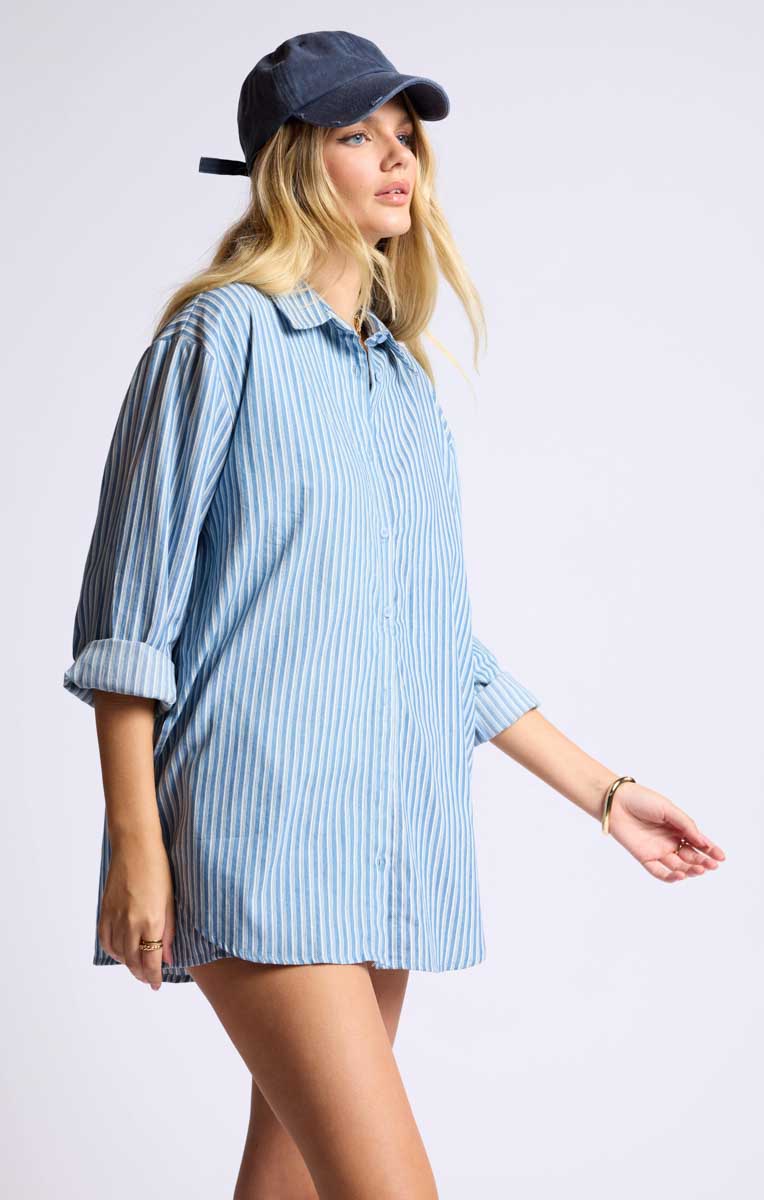 Sage the Label - Boyfriend Style Shirt & Short Romper