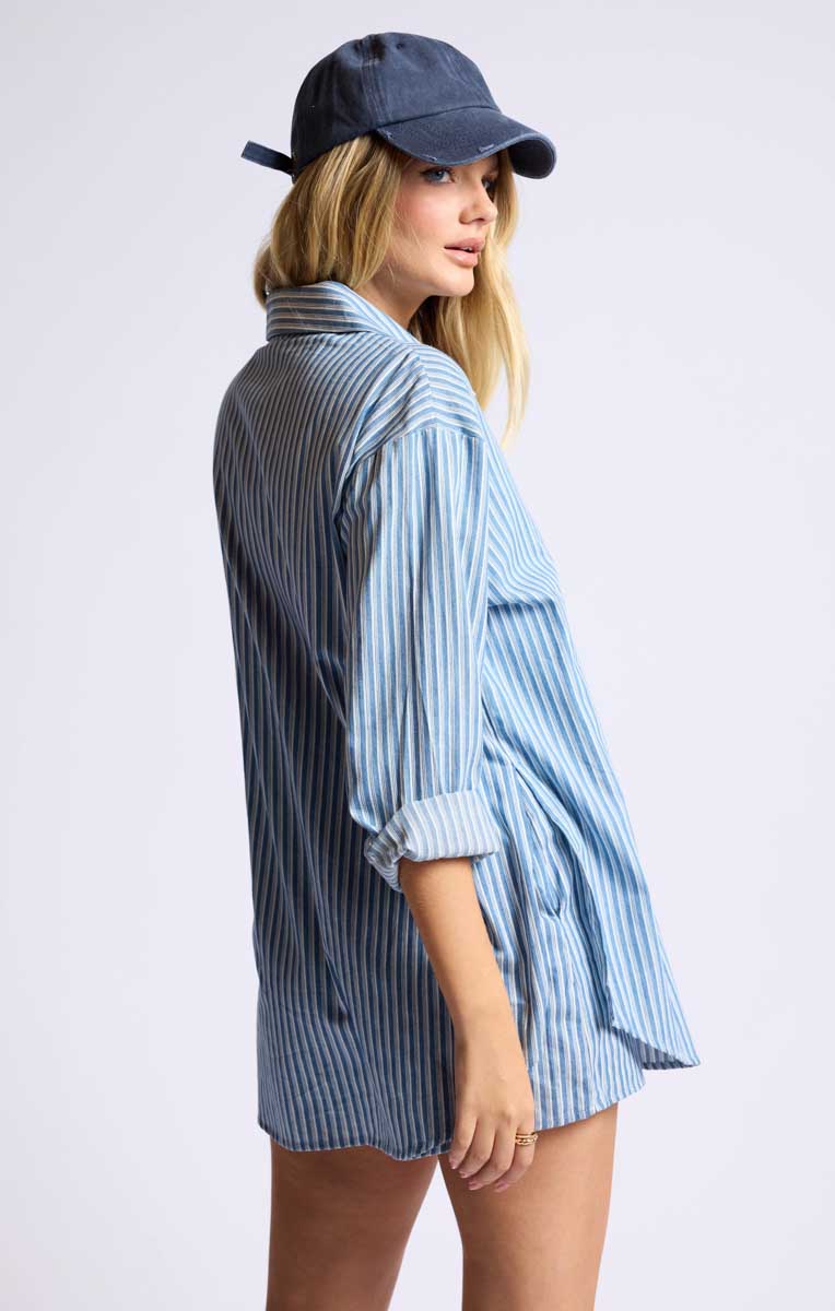 Sage the Label - Boyfriend Style Shirt & Short Romper