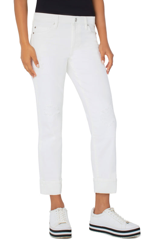 Liverpool – Jean boyfriend blanc « Marley »