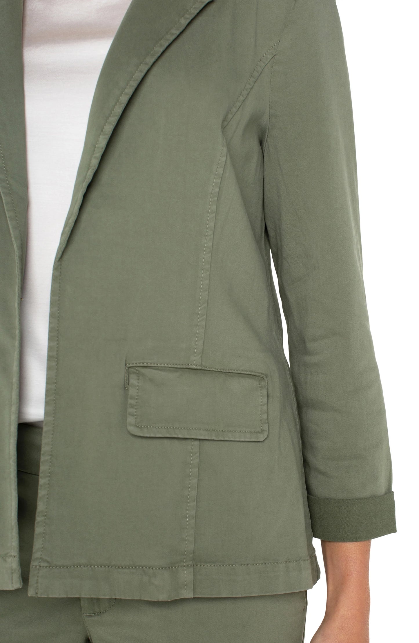 Liverpool - Fitted Blazer (Martini Olive)