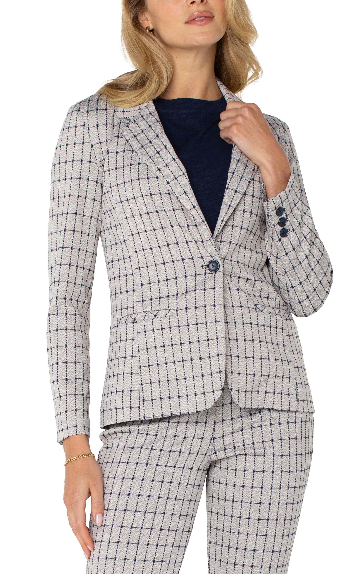 Liverpool - 1 Button Fitted Blazer
