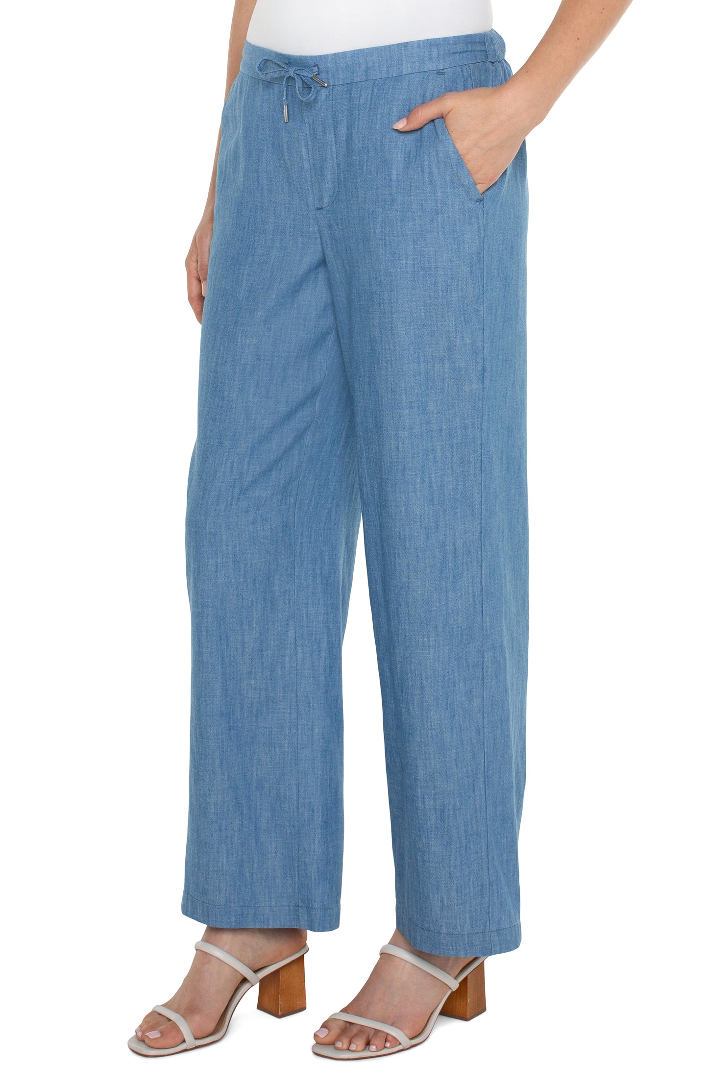 Liverpool - Relaxed Wide Leg Pant - Gayle's Fashions