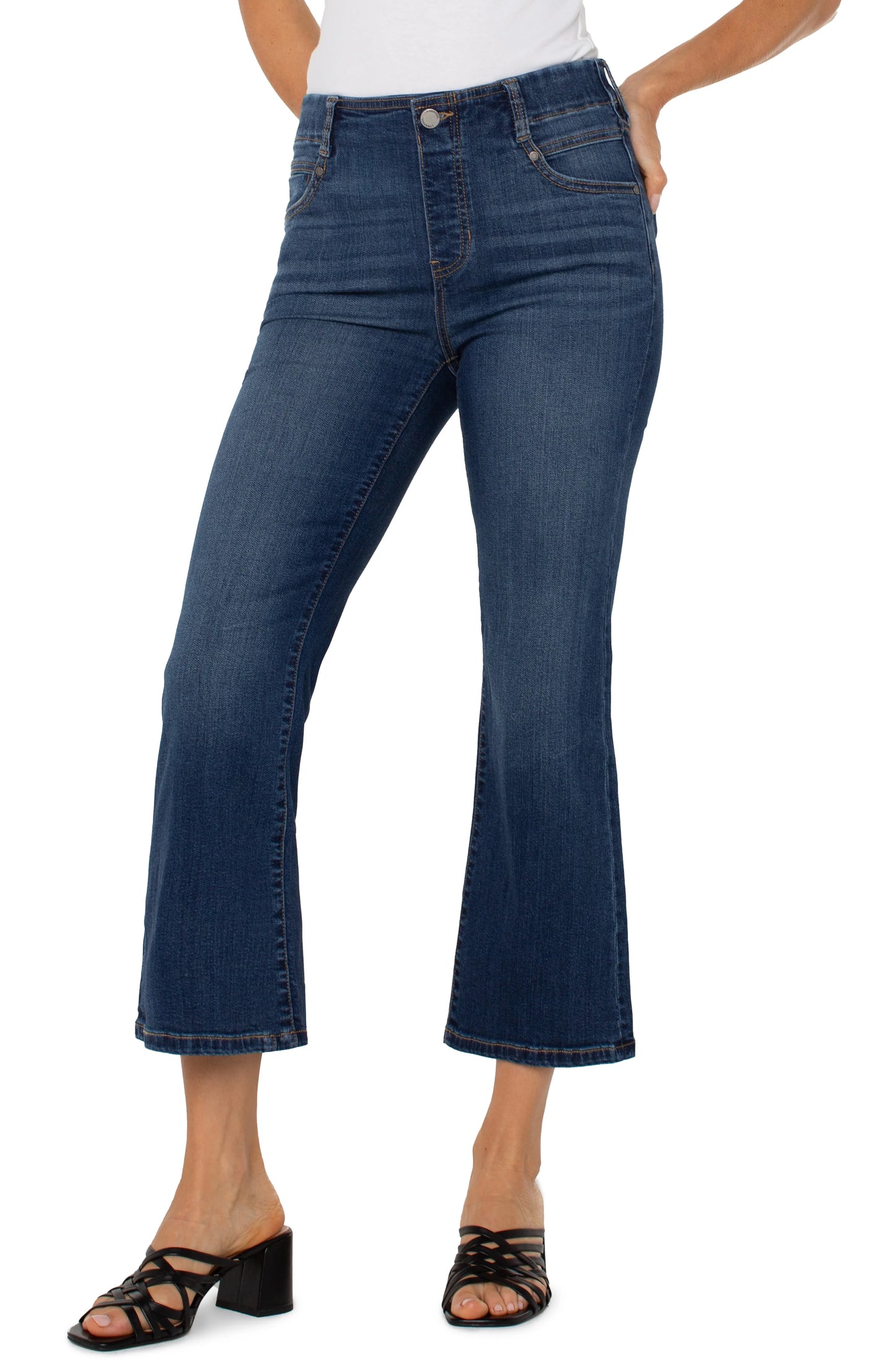 Liverpool - Gia Glider Crop Stretch Denim
