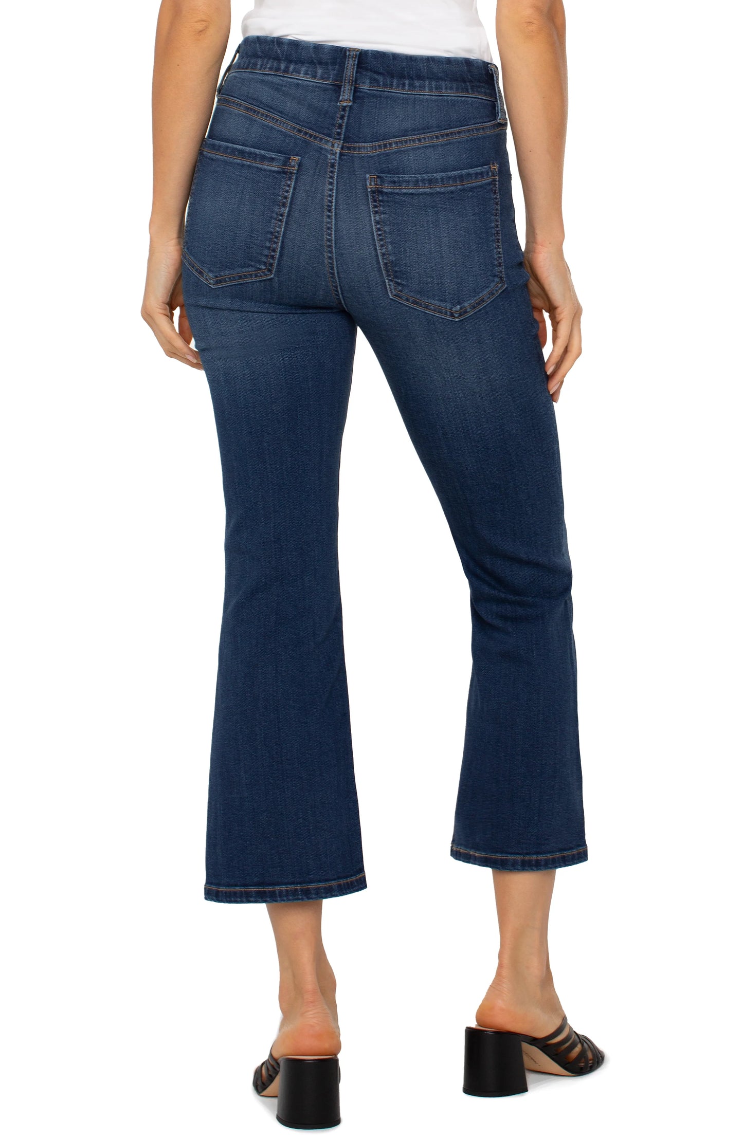 Liverpool - Gia Glider Crop Stretch Denim