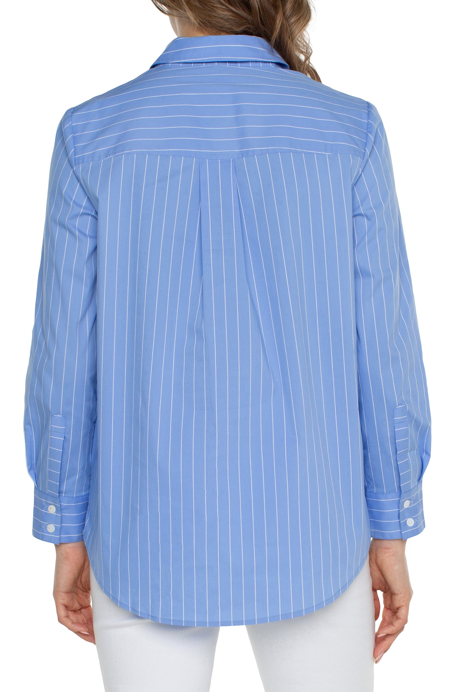 Liverpool - Classic Fit Long Sleeve Button Front Shirt - Gayle's Fashions