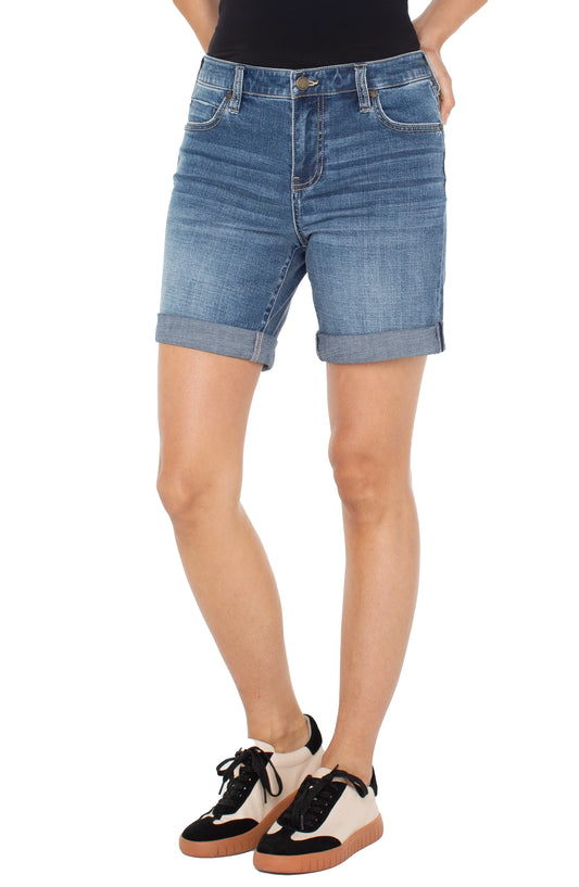 Liverpool - Marley Girlfriend Short With Roll Cuff - Eco (Pactola)