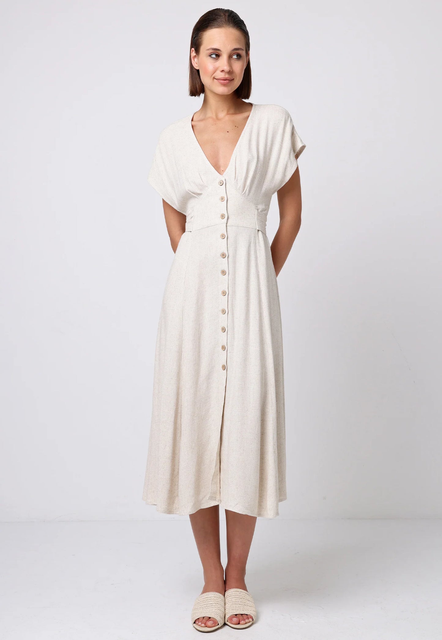 Angeleye – Tayberry Linen Dress