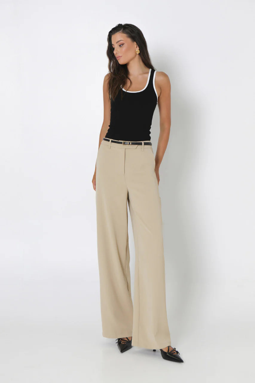 Madison the Label - Marissa Pants in Sand