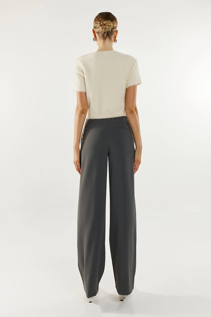 Madison the Label - Ruby Knit Tee White | Gayle’s Fashions