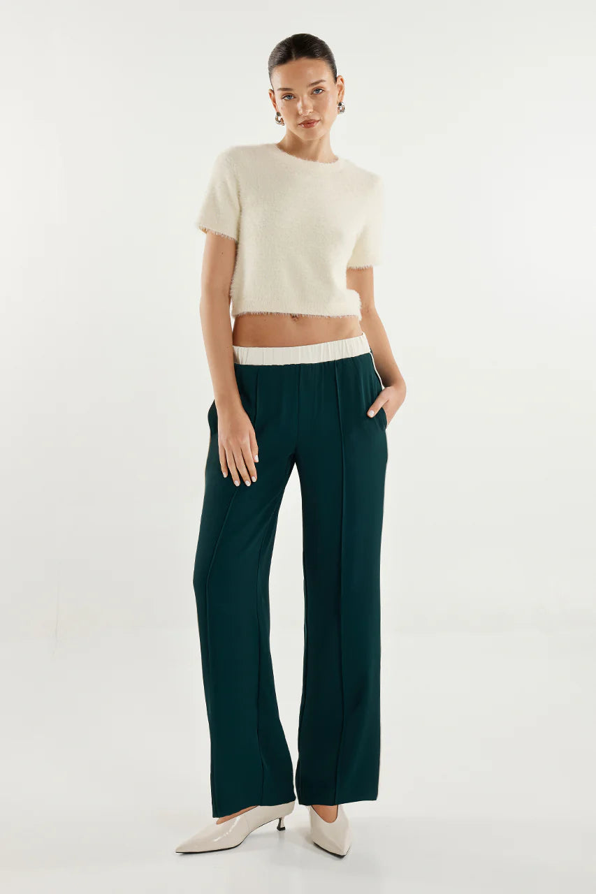 Madison the Label - Ruby Knit Tee White | Gayle’s Fashions