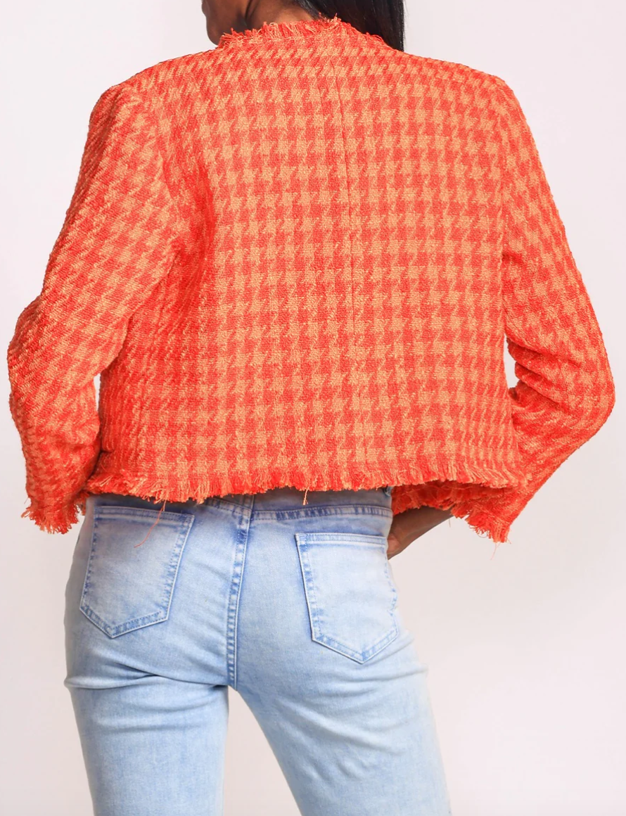 Pink Martini Mindi Jacket in Orange - Gayle's Fashions