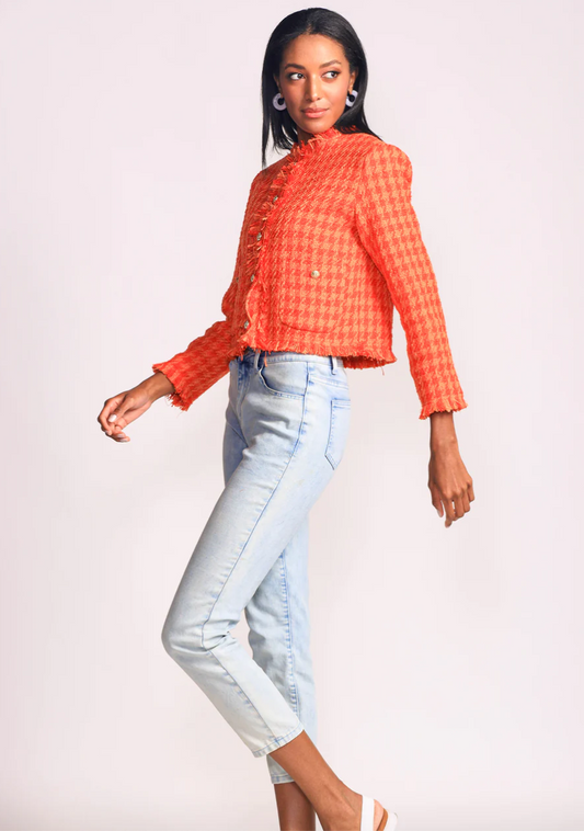 Pink Martini Mindi Jacket in Orange - Gayle's Fashions