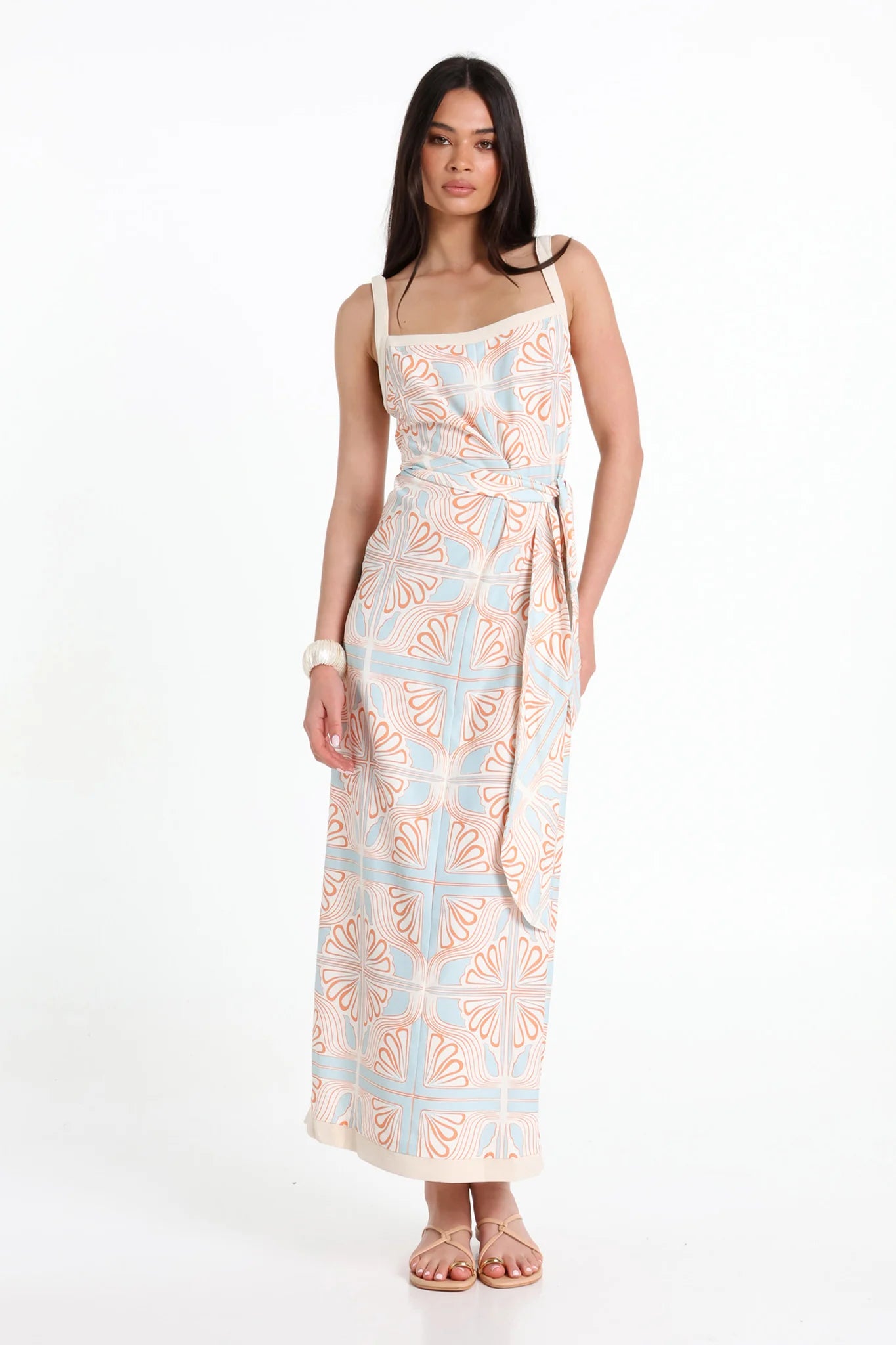 Lost in Lunar – Seona Maxi Dress with Tie