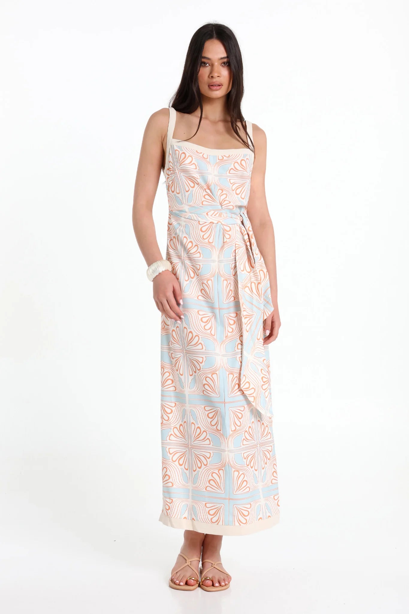 Lost in Lunar – Seona Maxi Dress with Tie