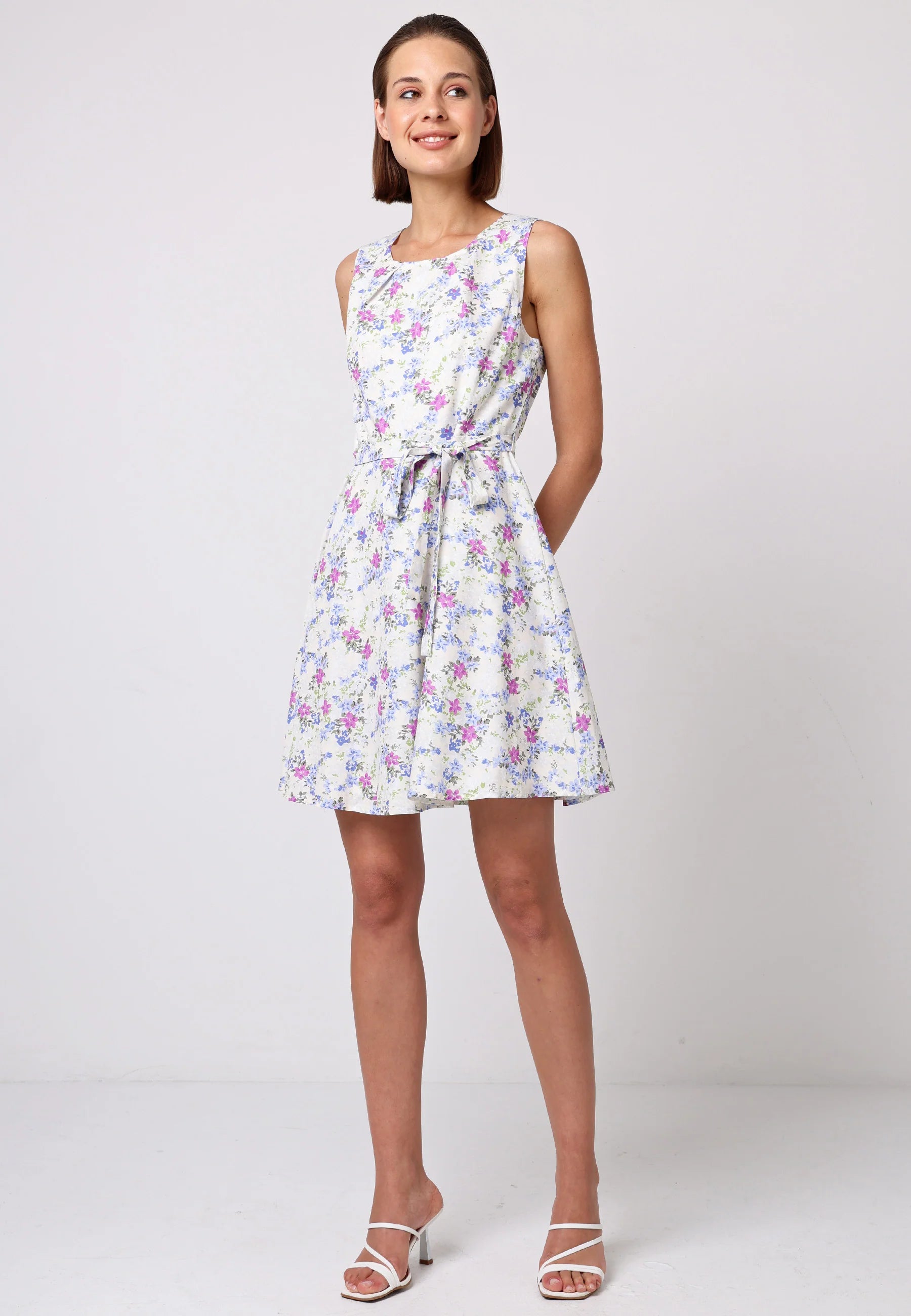 mango skater dress MANGO Women's Textured Skater Dress