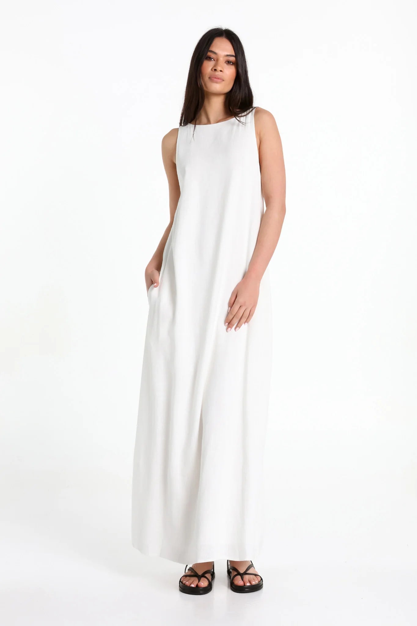 Lost in Lunar – Valencia Maxi Dress with Pockets