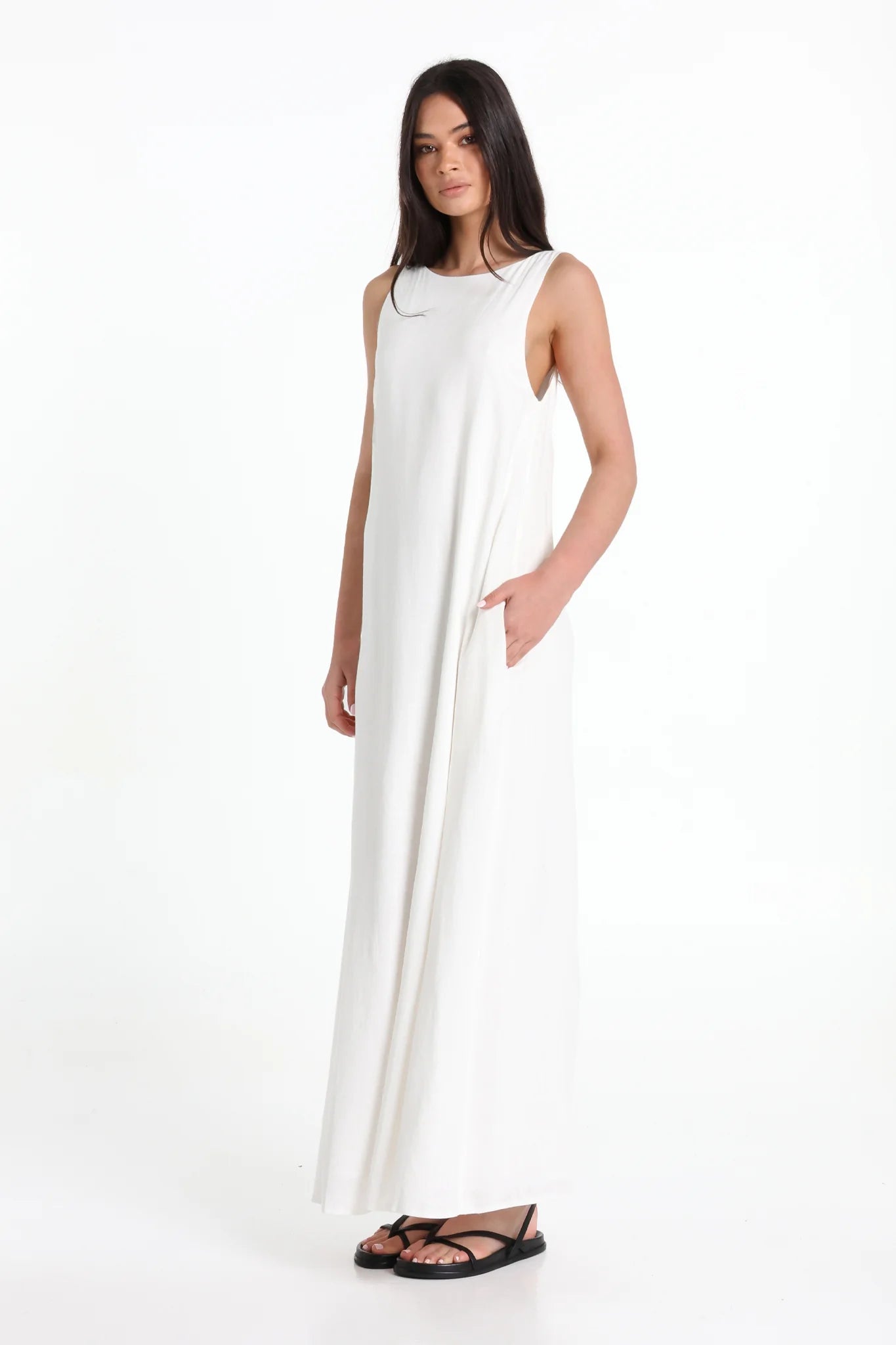 Lost in Lunar – Valencia Maxi Dress with Pockets