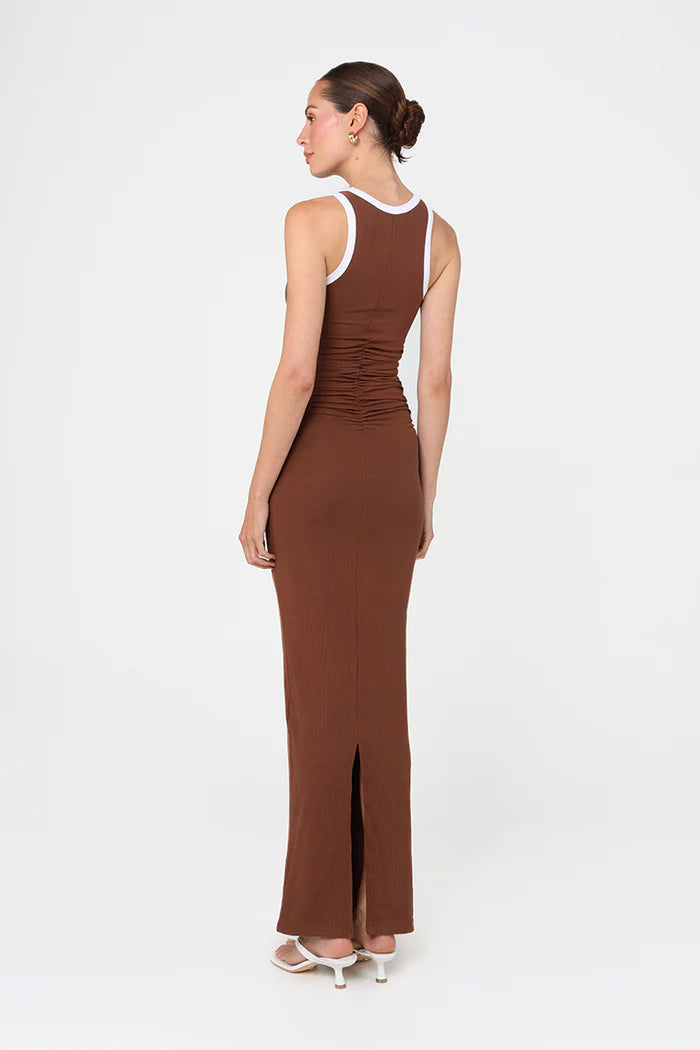 Madison the Label - Veronica Maxi Dress | Choc - Gayle's Fashions