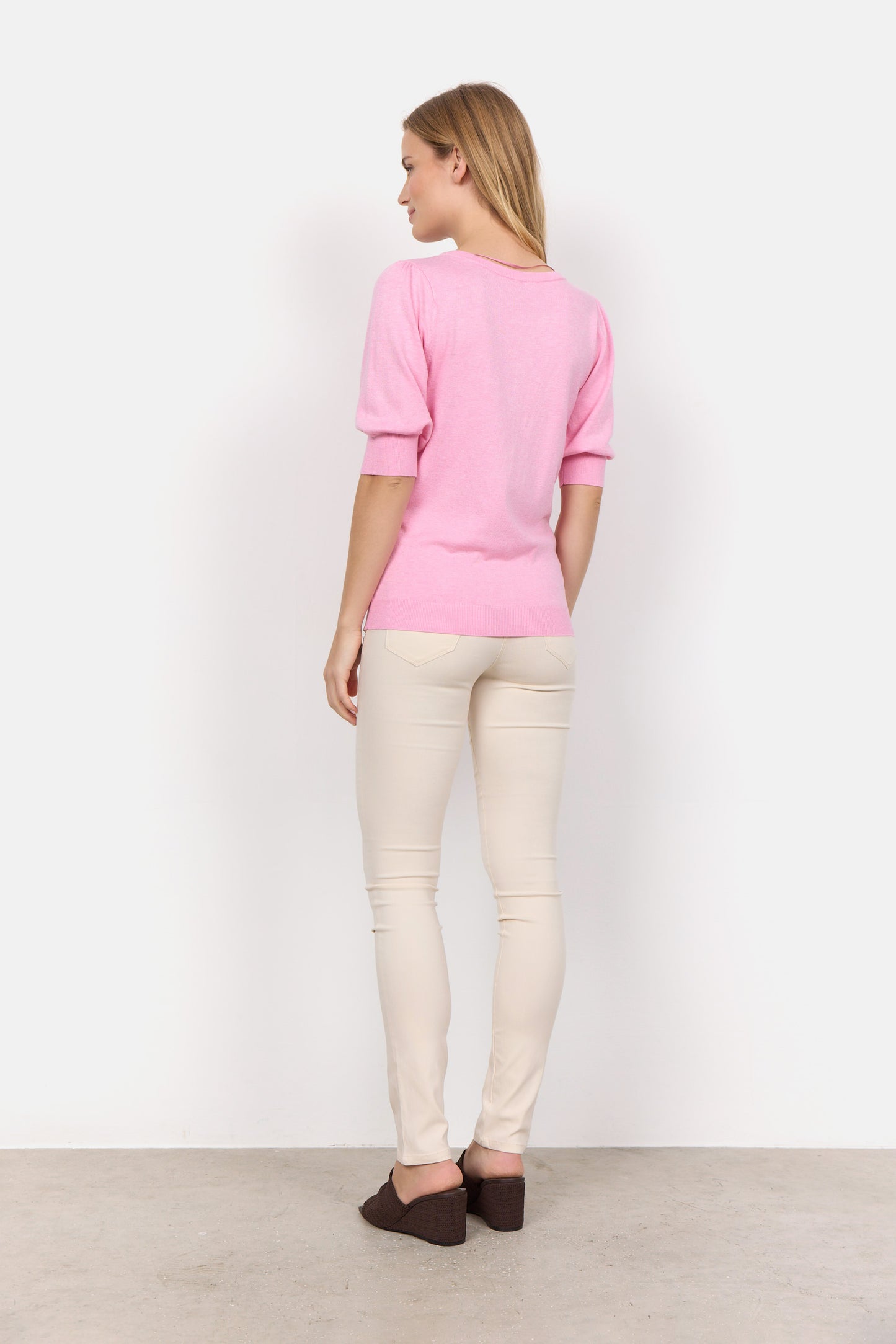 Soya Concept - Puff Sleeve Knit Tee - Gayle's Fashions