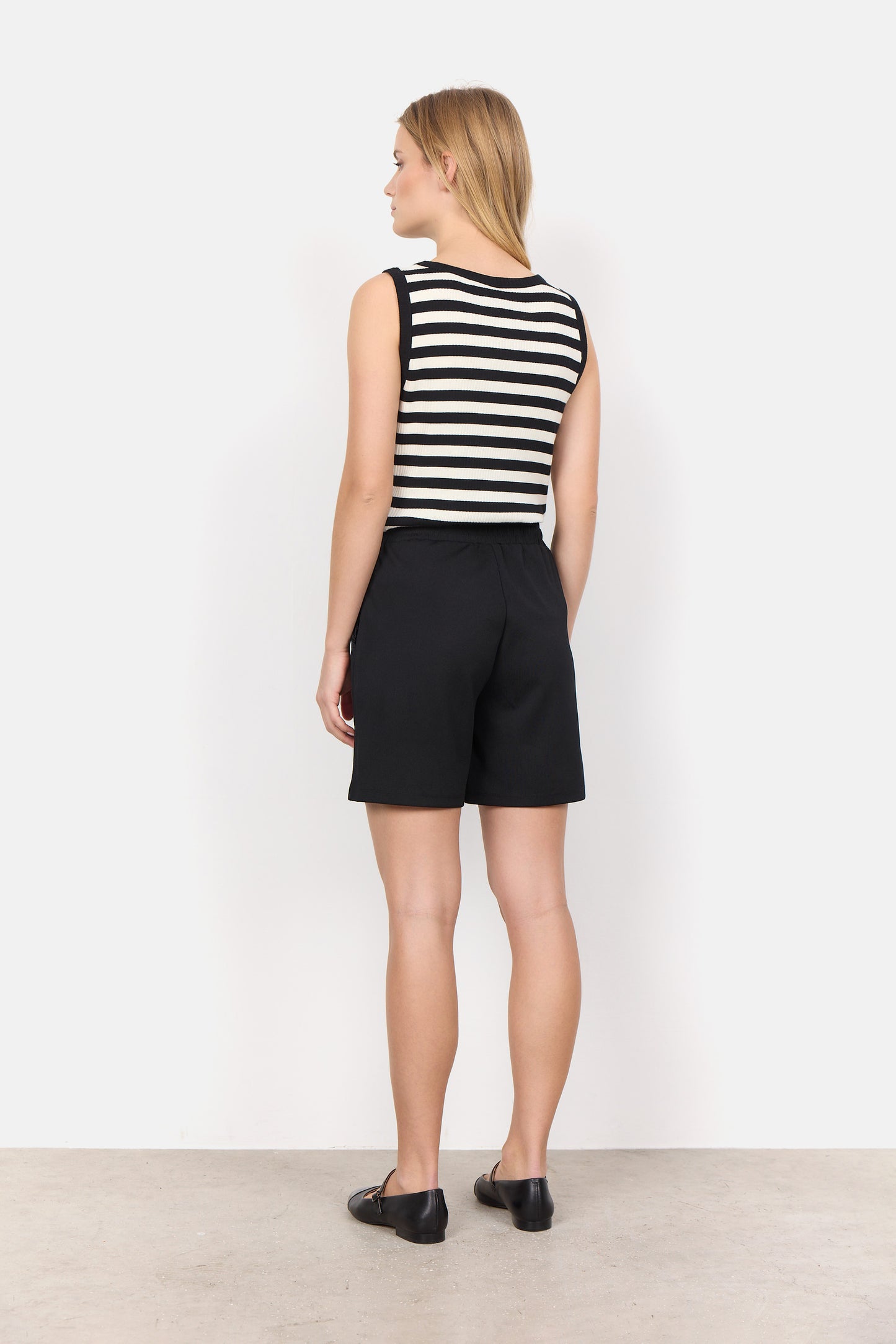 Soya Concept - Black Drawstring Shorts - Gayle's Fashions