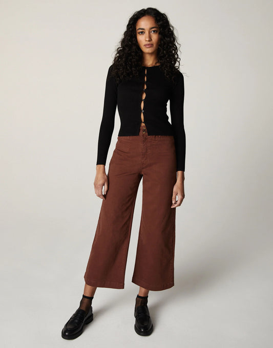 Unpublished - Gemma High-Rise, Wide-Leg, Cropped Jean - Gayle's Fashions