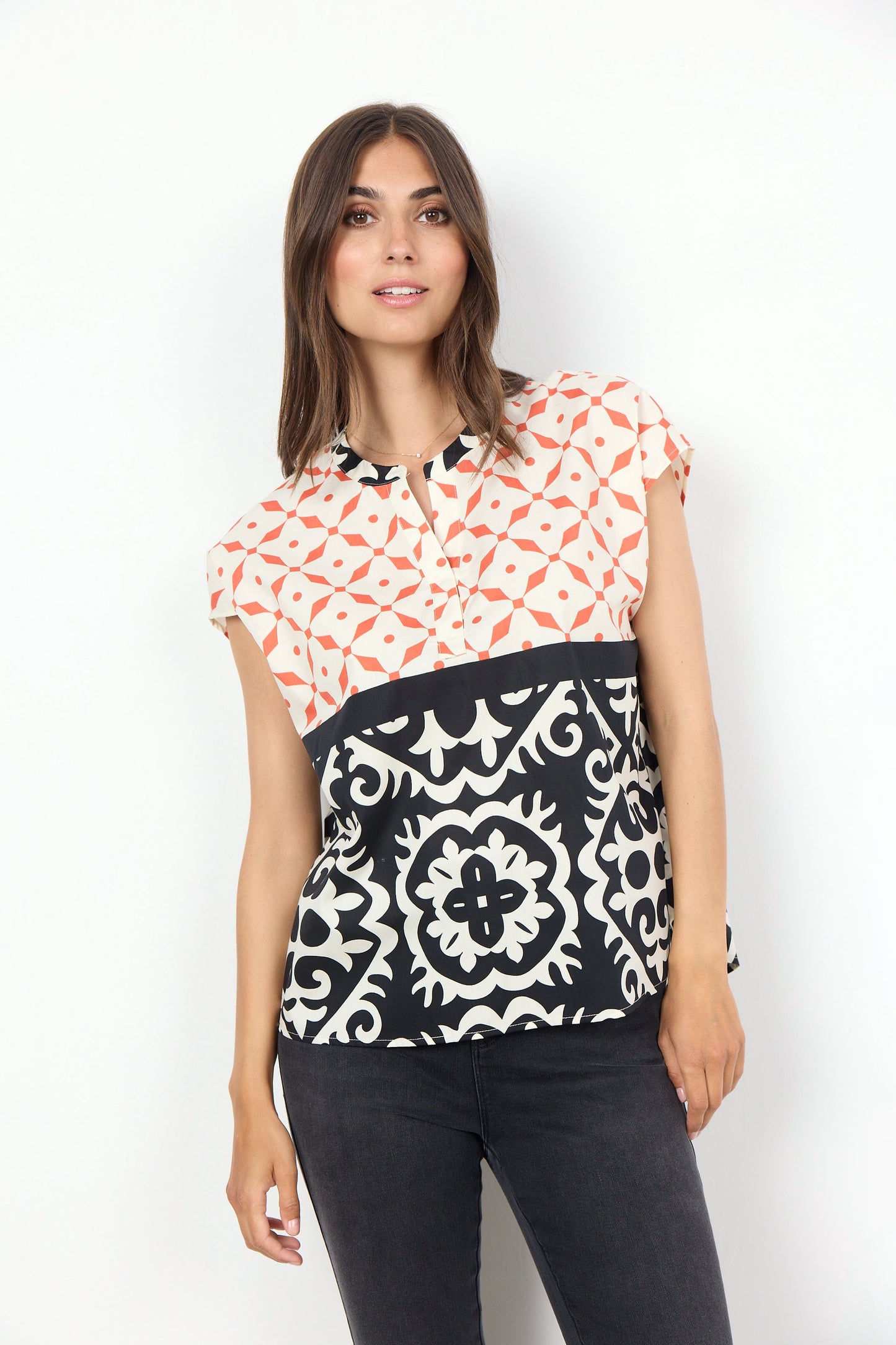 Soya Concept - Cap Sleeve Blouse - Gayle's Fashions