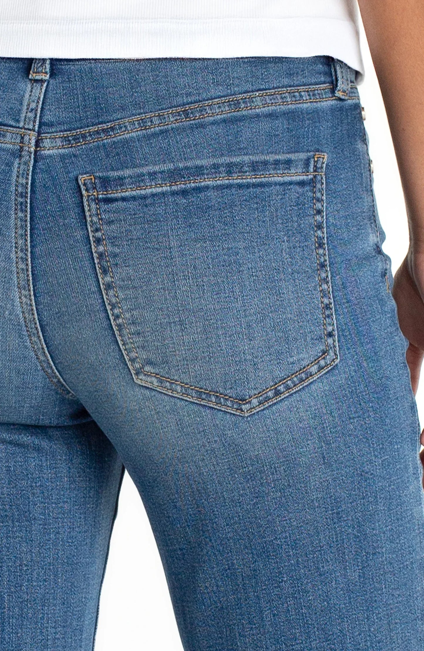 Liverpool - Kennedy Crop Straight With Blind Hem (Newport Beach) - Gayle's Fashions