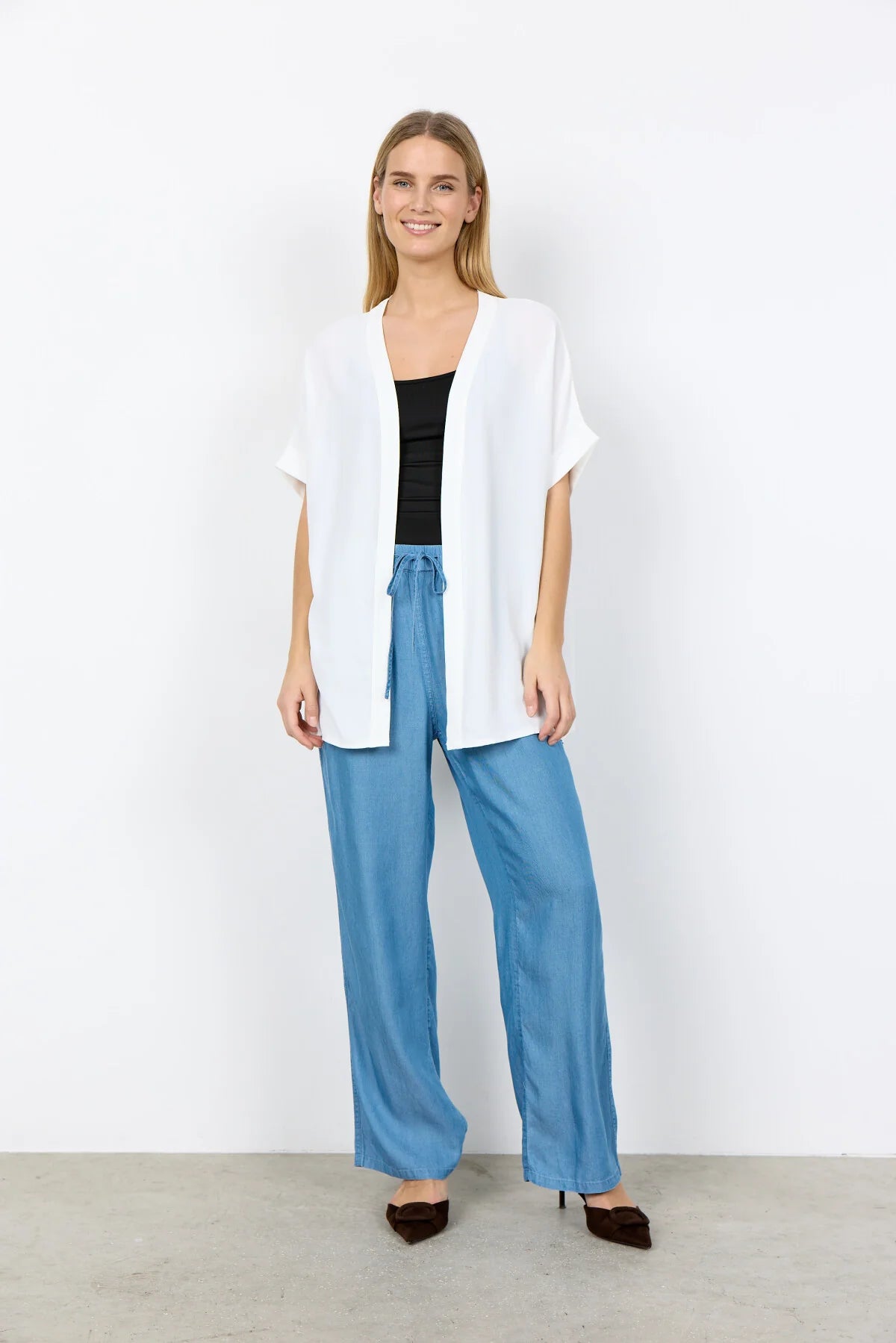 Soya Concept - CATH 3 Cardigan (Off White) - Gayle's Fashions