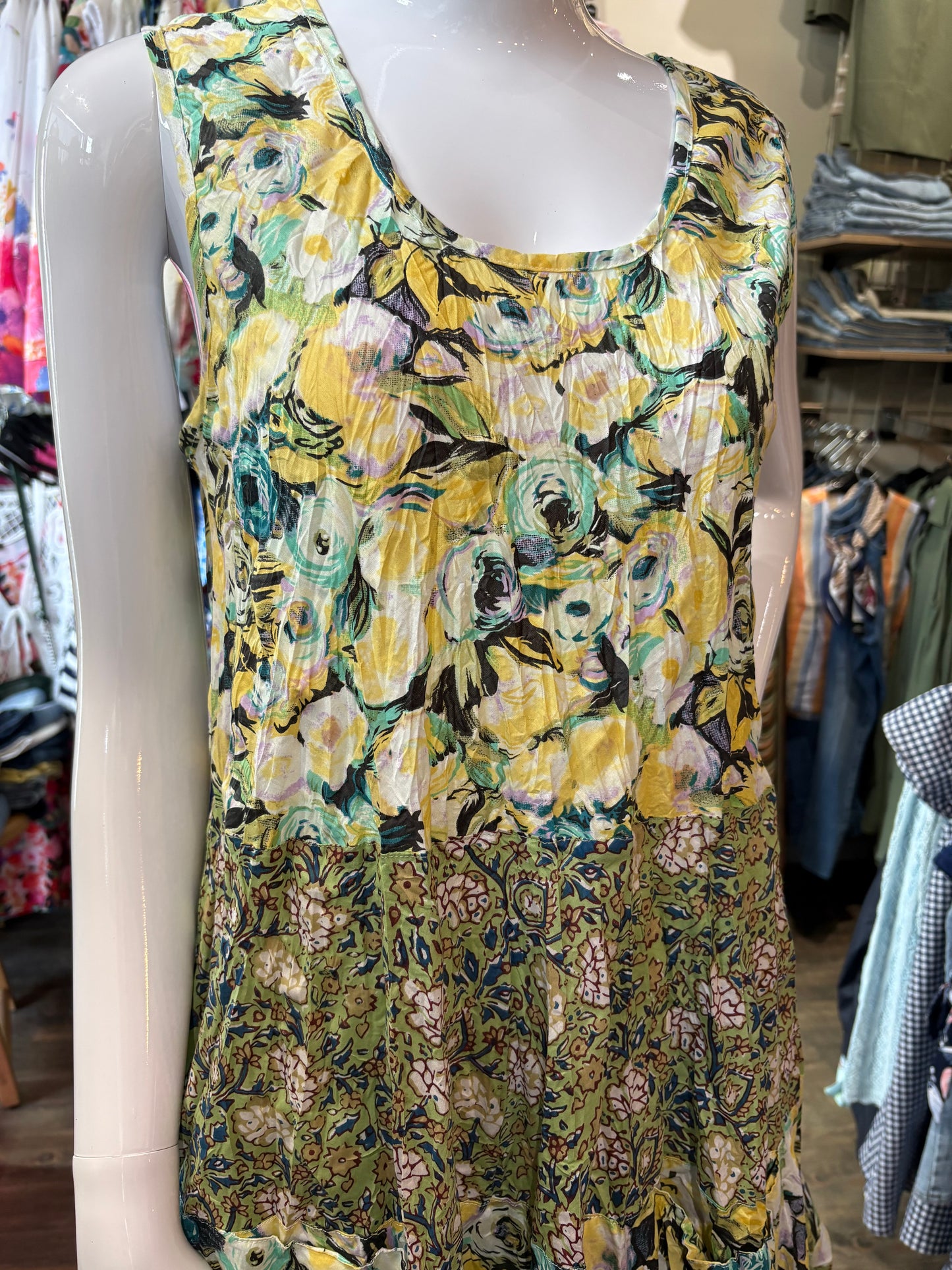 Dress Addict – Sleeveless Fit & Flare Dress with Front Pockets