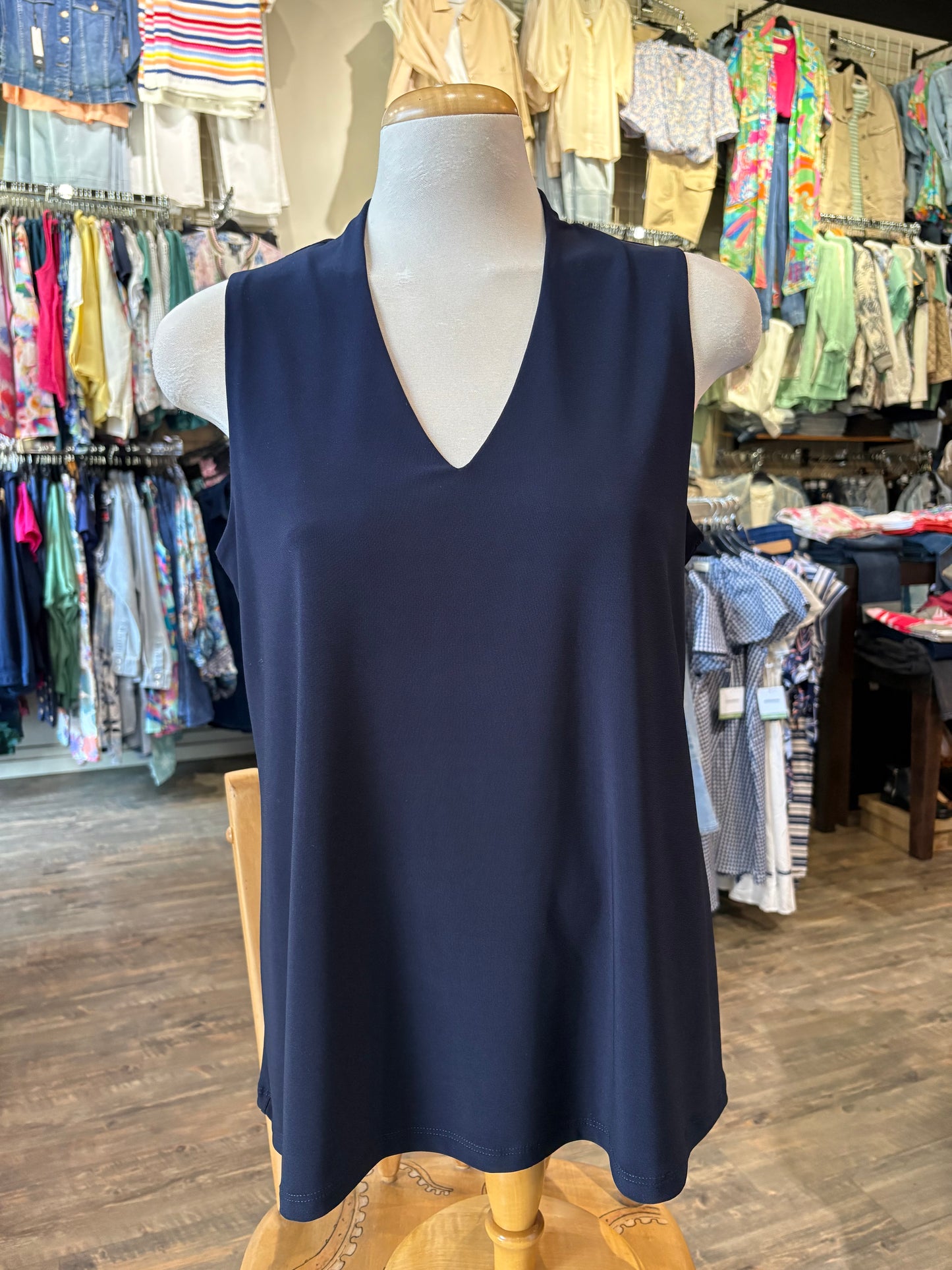 Bali – V Neck Sleeveless Tank - Gayle's Fashions