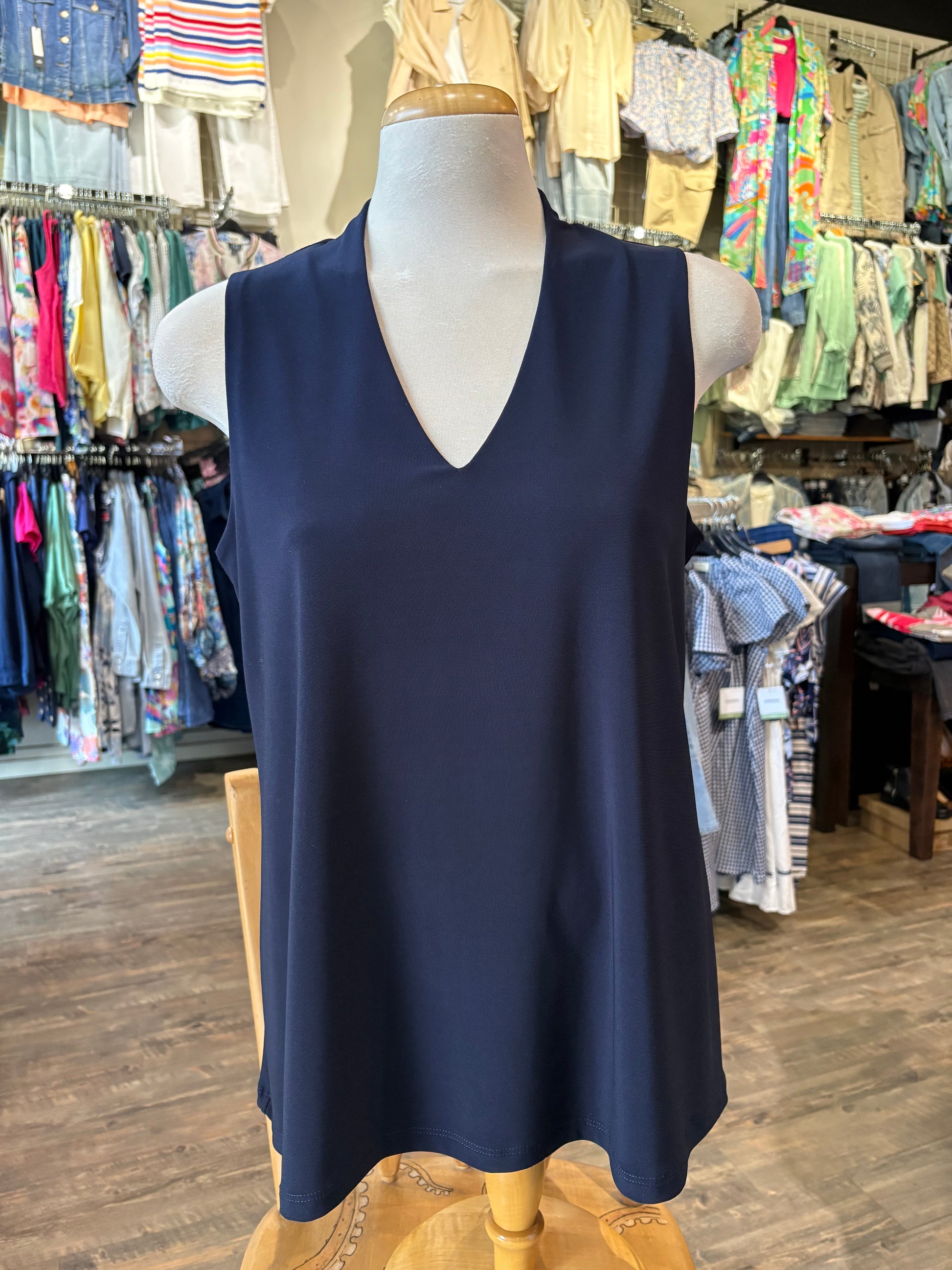 Bali – V Neck Sleeveless Tank - Gayle's Fashions