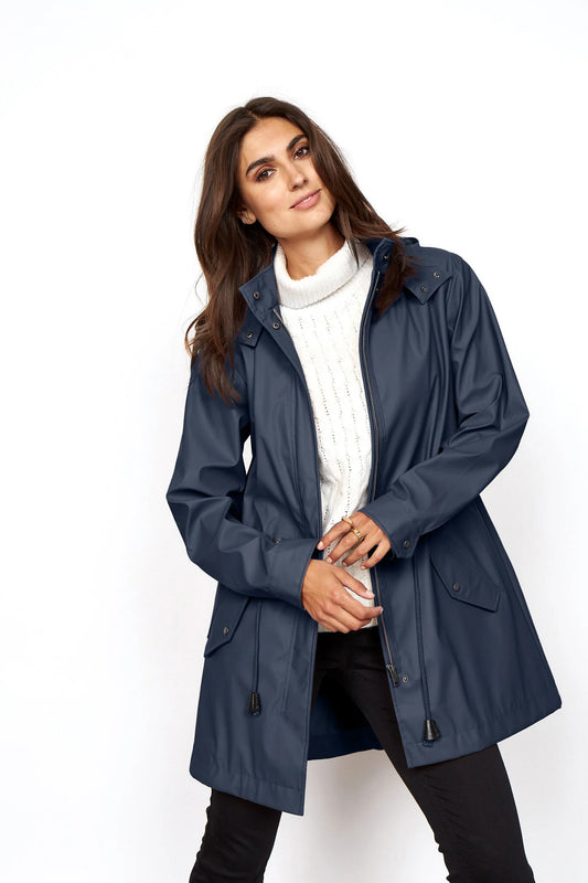 Soya Concept - ALEXA 1 Raincoat, Navy