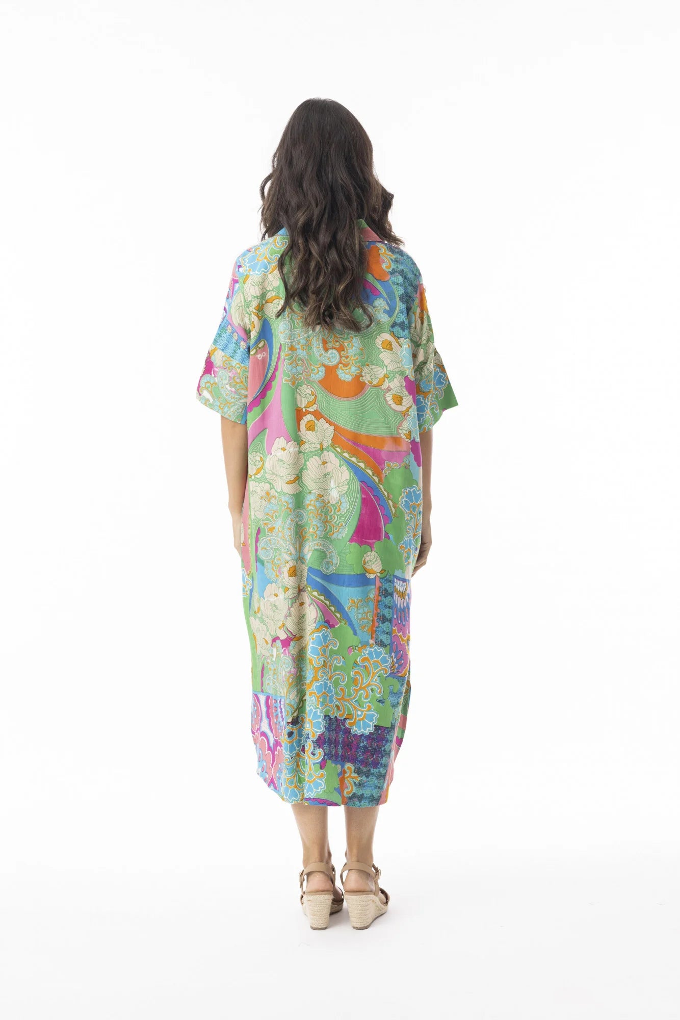 Orientique – Santa Cruz Shirt Dress (Multi)