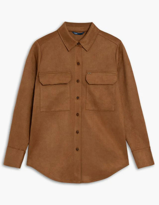 Lois - Shanie Long Sleeve Shirt w/ Chest Flap Pockets