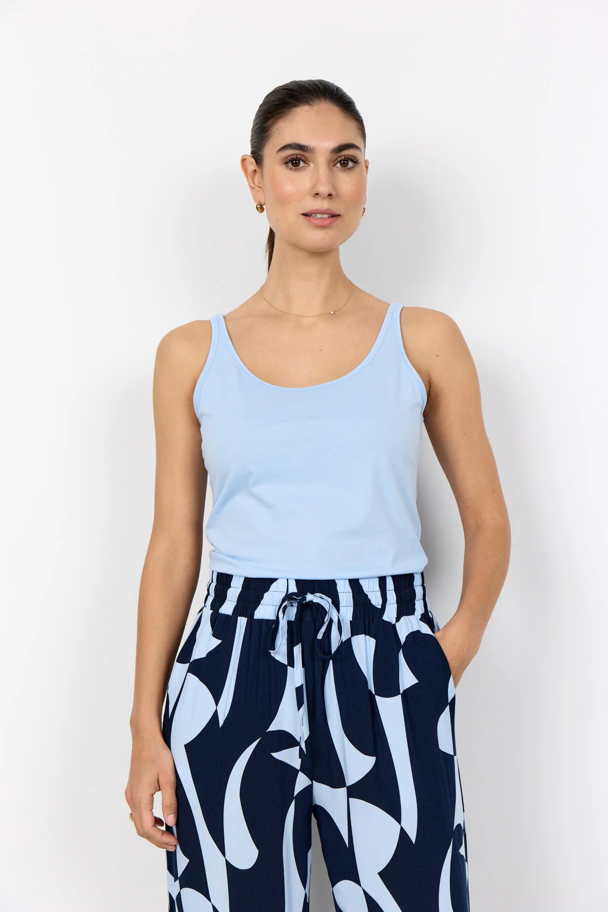 Soya Concept – PYLLE 122 Tank (Light Blue) - Gayle's Fashions