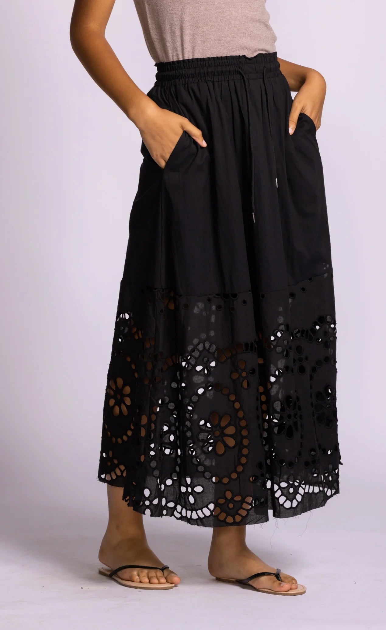 Pink Martini – Jolene Eyelet Detail Skirt