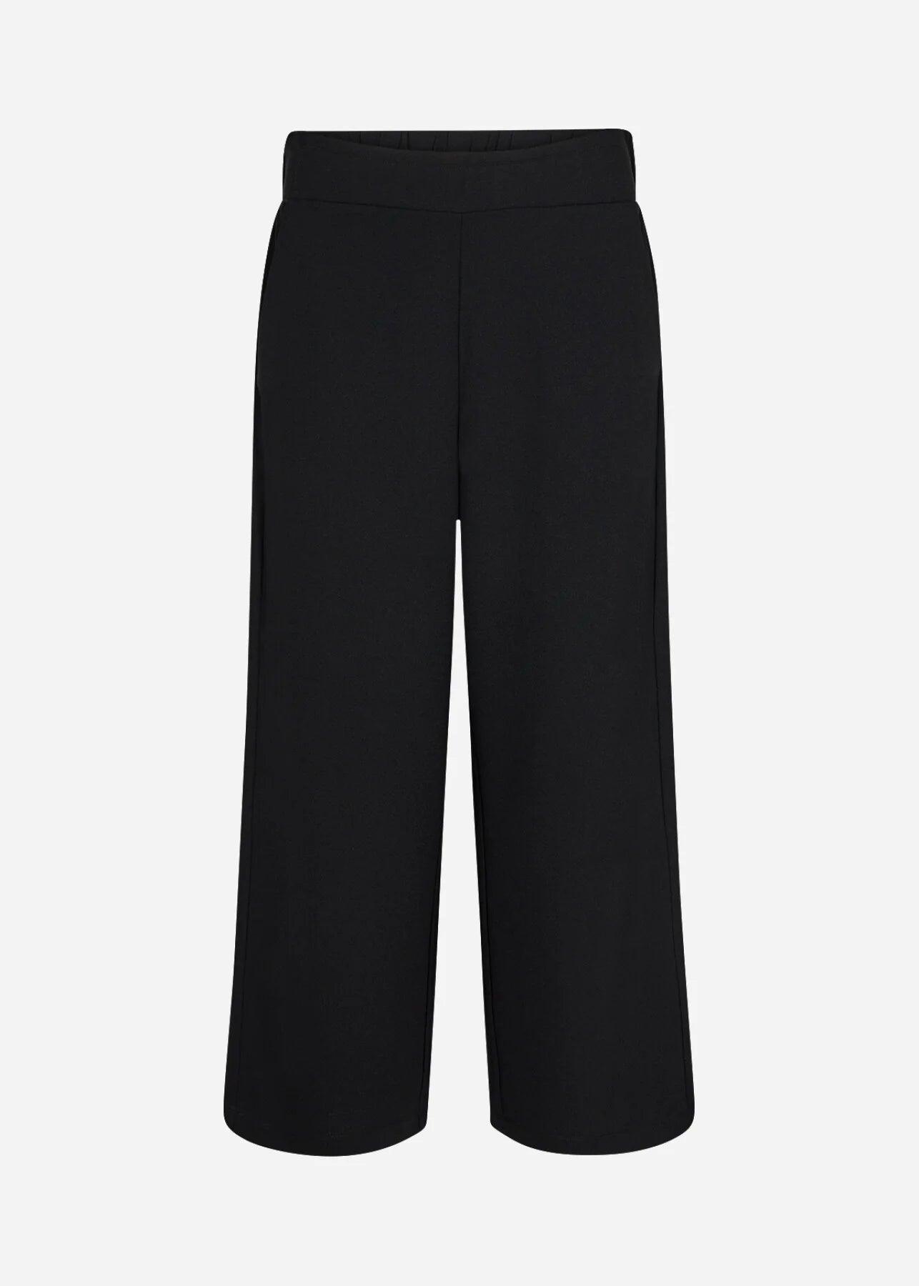 Soya Concept - Siham 36 Wide Leg Crop Pant in Black