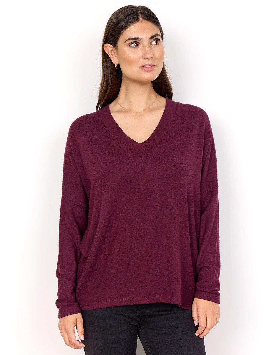 Soya Concept - BIARA 90 Blouse, Cranberry