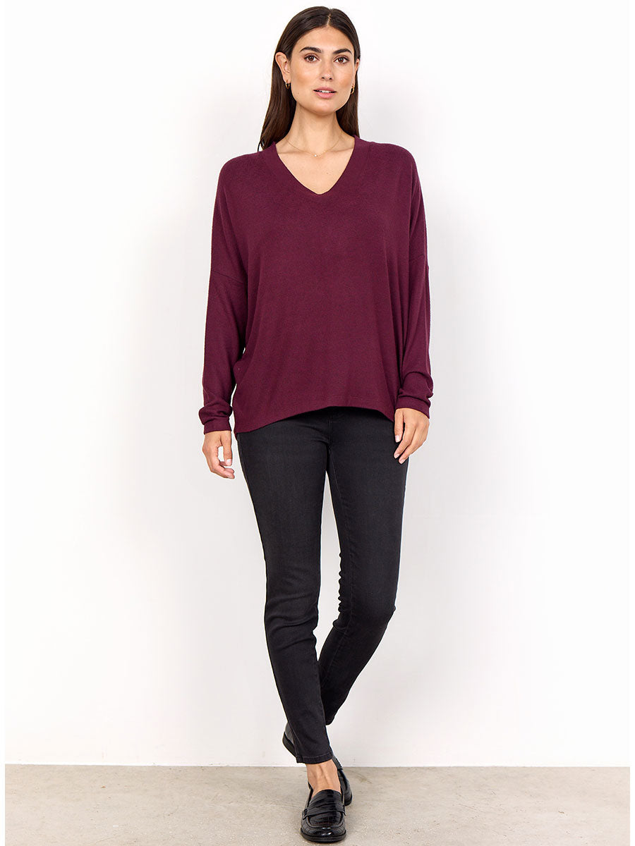 Soya Concept - BIARA 90 Blouse, Cranberry