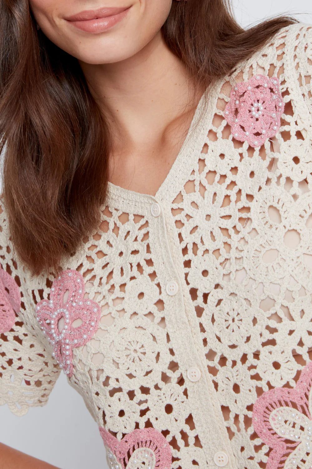 CYC – Daily Style Knit Short Sleeve Button-Up Cardigan - Gayle's Fashions