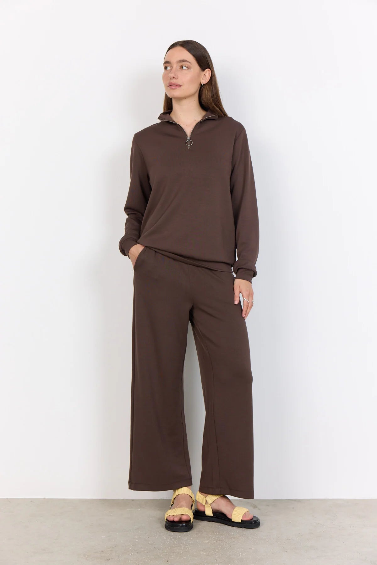 Soya Concept - BANU 187 Sweatshirt, Dark brown