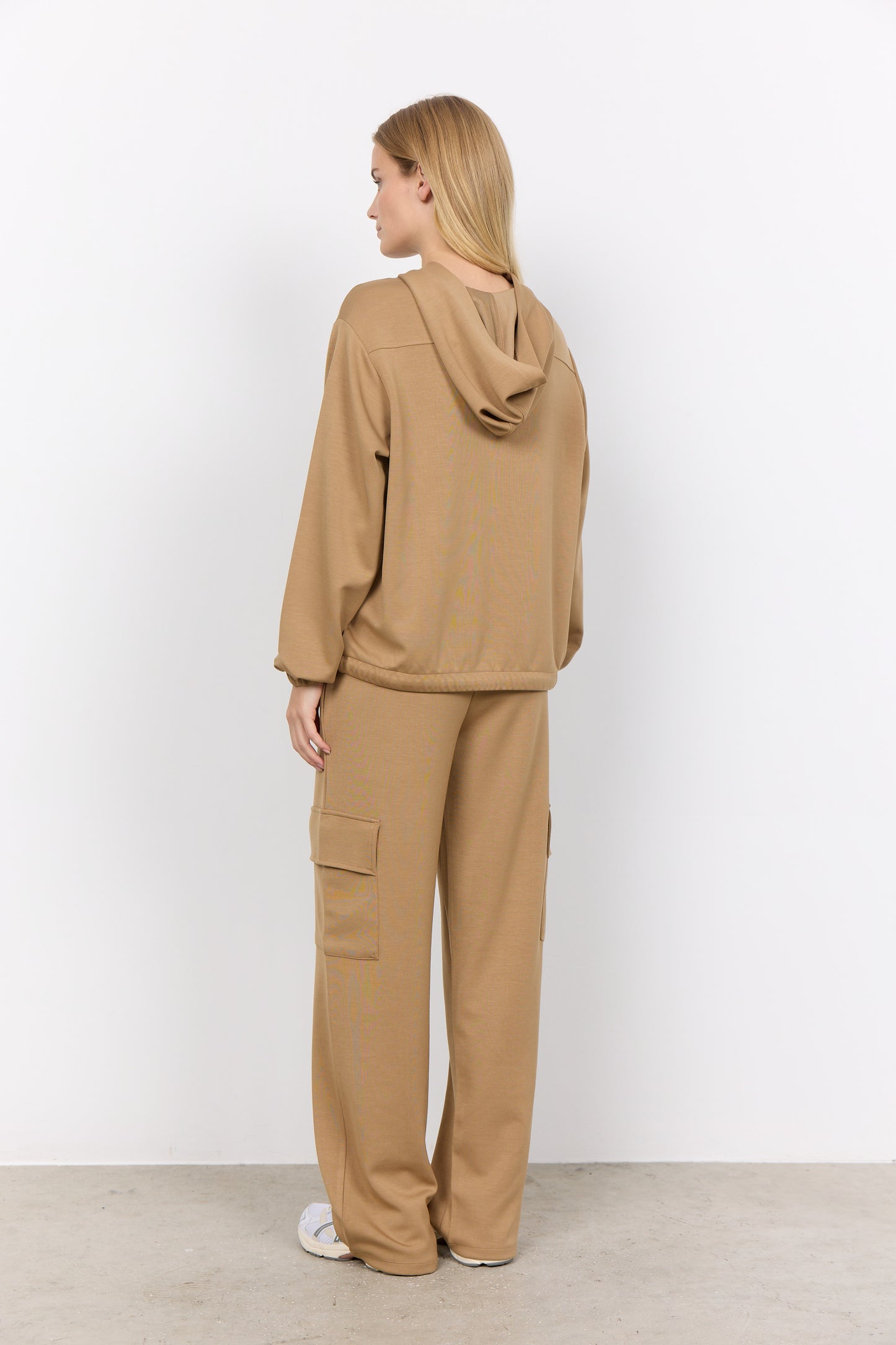 Soya Concept - Banu Hooded Pullover in Brown