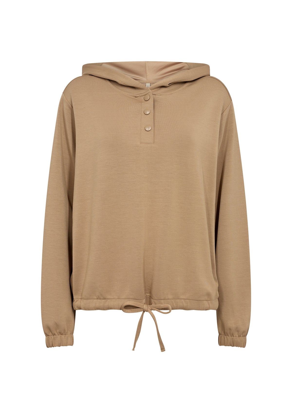 Soya Concept - Banu Hooded Pullover in Brown