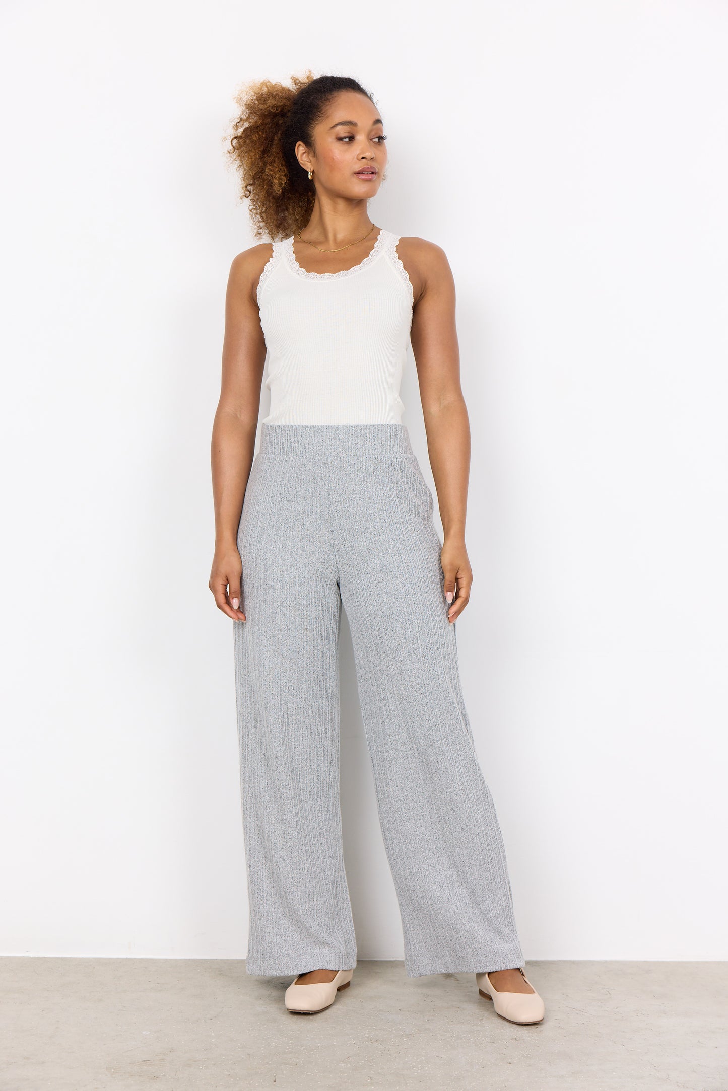 Soya Concept - Isel Pant in Light Grey