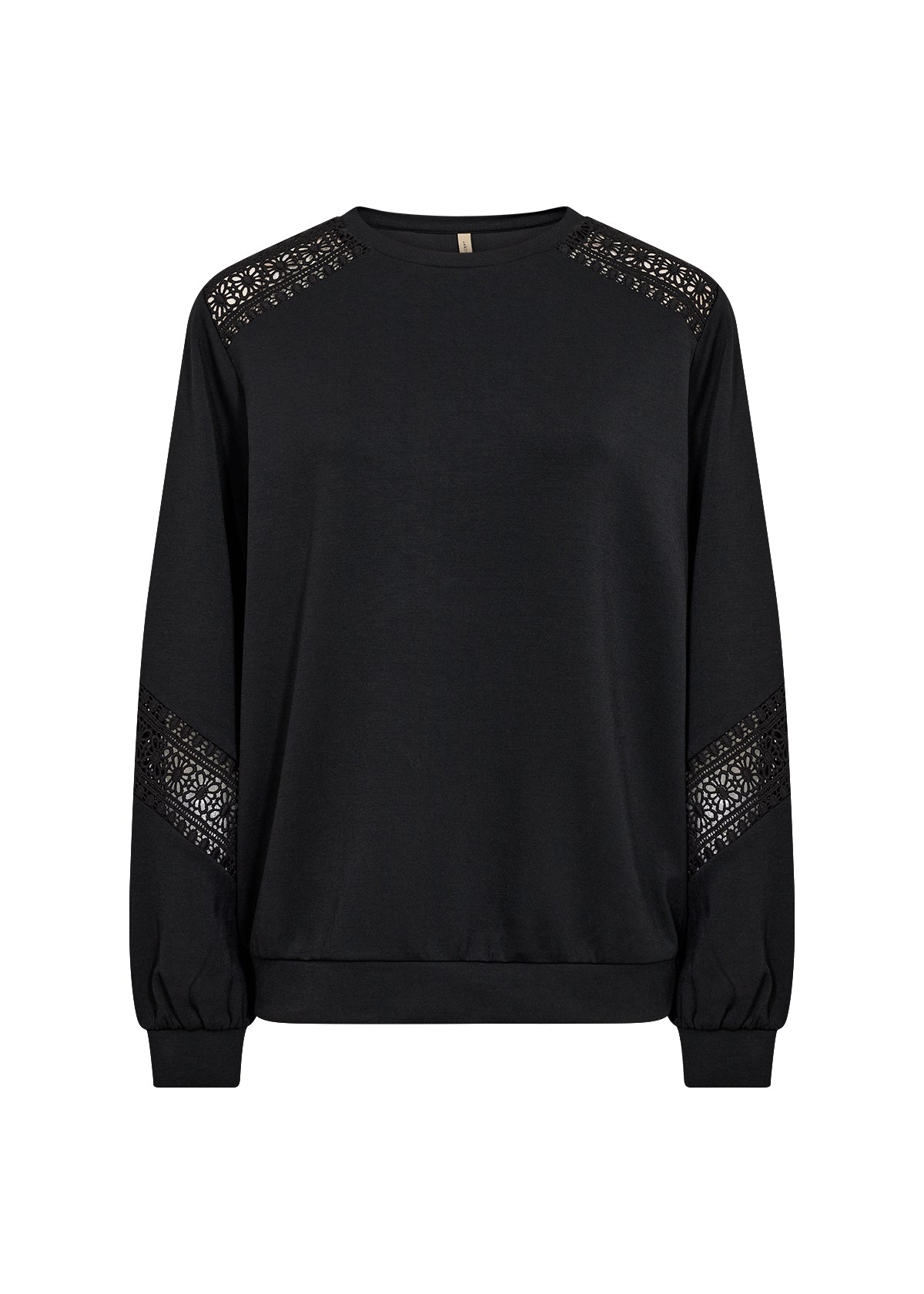 Soya Concept - BANU Soft Sweatshirt in Black