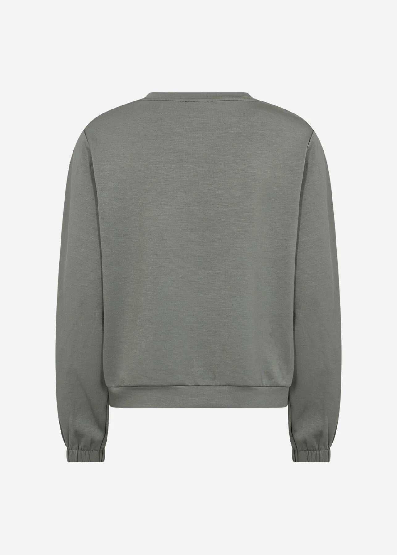 Soya Concept - Banu 220 Sweatshirt with Elastic Waist in Misty Green